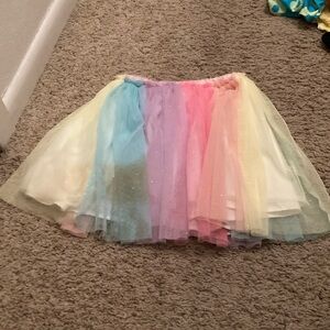 H & M Rainbow Tulle Skirt